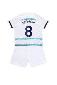 Chelsea Mateo Kovacic #8 Babyklær Borte Fotballdrakt til barn 2022-23 Korte ermer (+ Korte bukser)